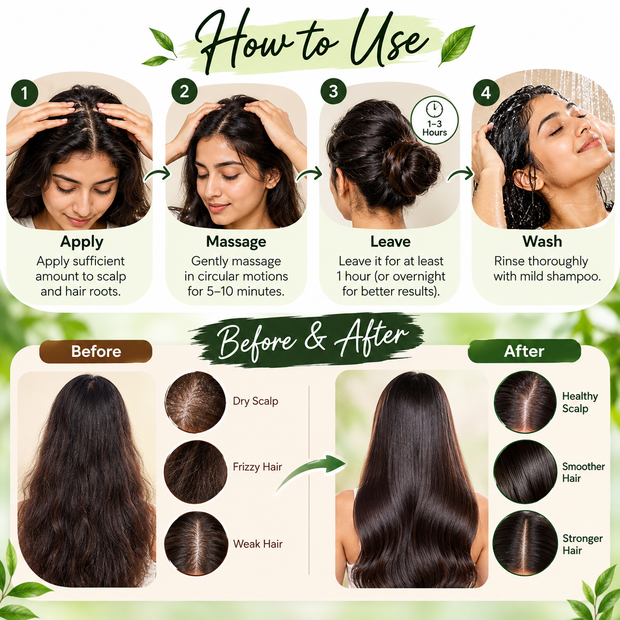 Herbal Hair Growth Oil 100 ml - alternate view